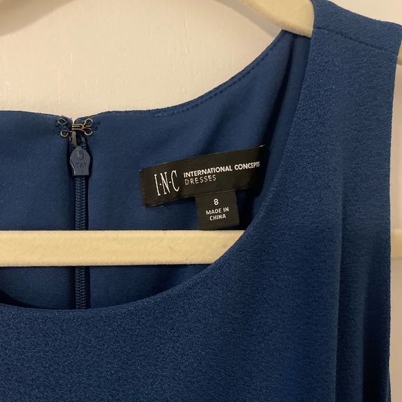 Blue romper palazzo pants that open - Picture 3 of 4